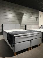 Boxspring 160x200 | uit voorraad leverbaar, partij voordeel, Ophalen of Verzenden, 200 cm, Grijs, 160 cm