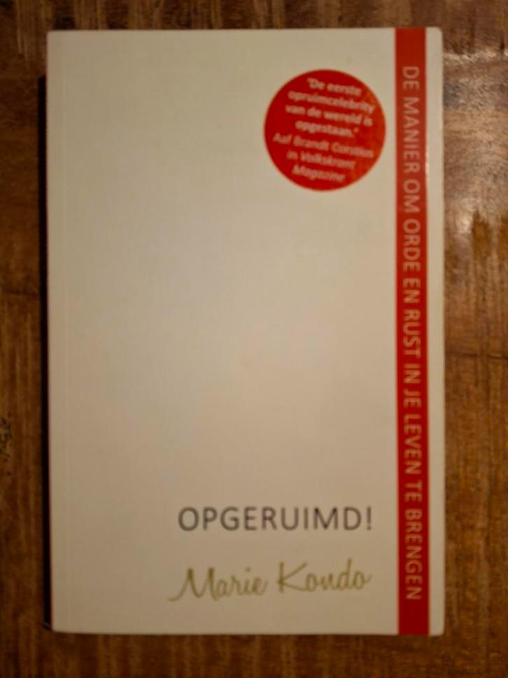 Marie Kondo - Opgeruimd!, Boeken, Psychologie, Zo goed als nieuw, Overige onderwerpen, Ophalen of Verzenden