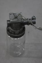 Stoere hanglamp JAR vtwonen metaal & glas industrieel, Ophalen of Verzenden, Zo goed als nieuw, Glas