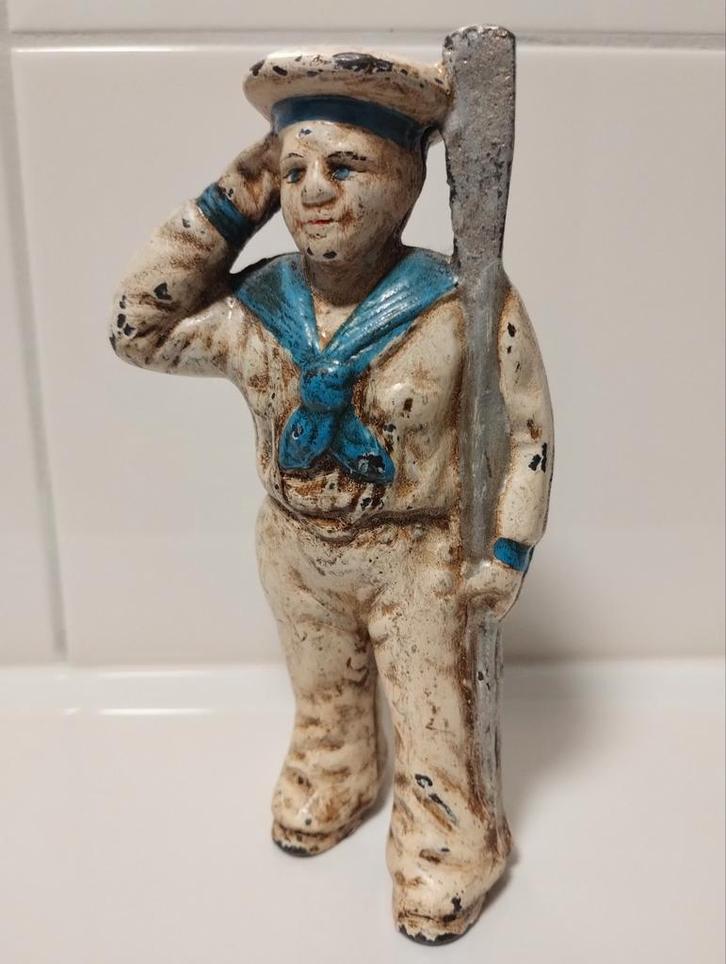 Antieke Hubley gietijzeren spaarpot, Antiek en Kunst, Antiek | Speelgoed, Ophalen of Verzenden