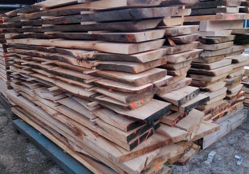 Boomstamplanken beukenhout (partijverkoop), Tuin en Terras, Palen, Balken en Planken, Nieuw, Planken, 250 cm of meer, Ophalen