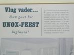 Unox Gelderse rookworst reclame poster in houten lijst, Antiek en Kunst, Ophalen of Verzenden