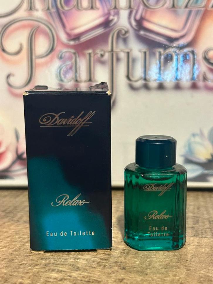 Davidoff - relax miniature 5ml edt, Verzamelen, Parfumverzamelingen, Nieuw, Miniatuur, Gevuld, Ophalen of Verzenden