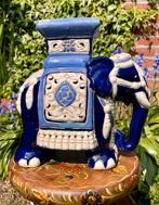 Prachtige vintage olifant van keramiek 28 cm (plantentafel), Antiek en Kunst, Ophalen of Verzenden