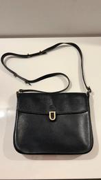 Authentieke vintage zwarte Delvaux schoudertas, Overige merken, Zwart, Ophalen of Verzenden, Zo goed als nieuw