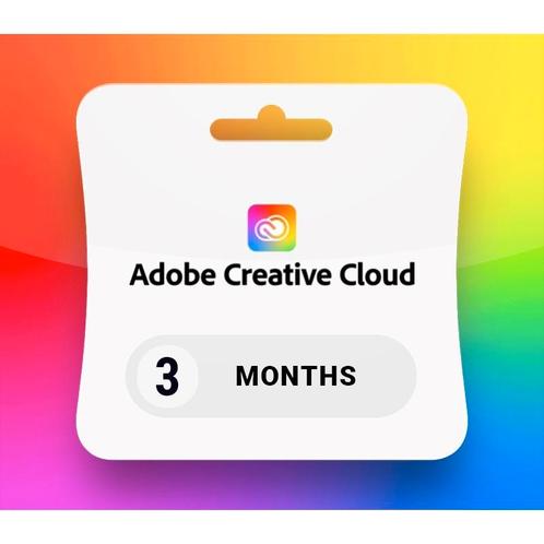 Adobe Creative Cloud - 3 maanden, Telecommunicatie, Prepaidkaarten en Simkaarten, Zo goed als nieuw, KPN, Ophalen of Verzenden