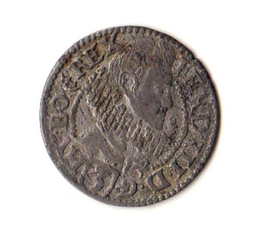Bohemen Ferdinand III - 3 Kreuzer 1630 PH zilver - KM#12, Postzegels en Munten, Munten | Europa | Niet-Euromunten, Duitsland, Zilver