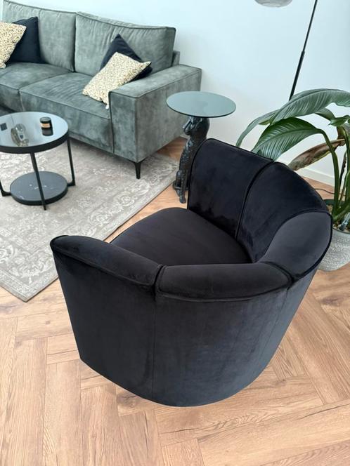 Draaifauteuil van Dutchbone in nieuwstaat, Huis en Inrichting, Fauteuils, Zo goed als nieuw, Ophalen