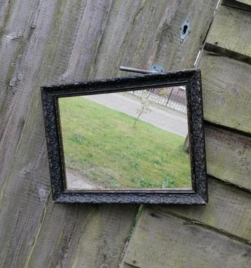 Spiegel met Houten Rand (Zwart) beschikbaar voor biedingen