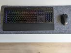 Corsair RGB Gaming bundel toetsenbord, muis, headset, stand, Ophalen of Verzenden, Zo goed als nieuw