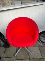 Rode design fauteuil / stoel, Ophalen, Zo goed als nieuw, Stof