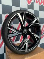 20” Inch Audi NEW RS6 velgen 5x112 A5 A7 A6 Zwart RS4 + band, 255 mm, Velg(en), Nieuw, Ophalen of Verzenden