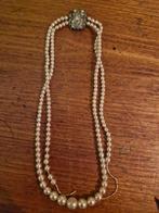 Oude parelketting incompleet, Sieraden, Tassen en Uiterlijk, Antieke sieraden, Ophalen of Verzenden, Overige materialen, Ketting