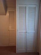 3 Louvre deurtjes / kastdeurtjes 38x198cm, Huis en Inrichting, Ophalen of Verzenden, Gebruikt
