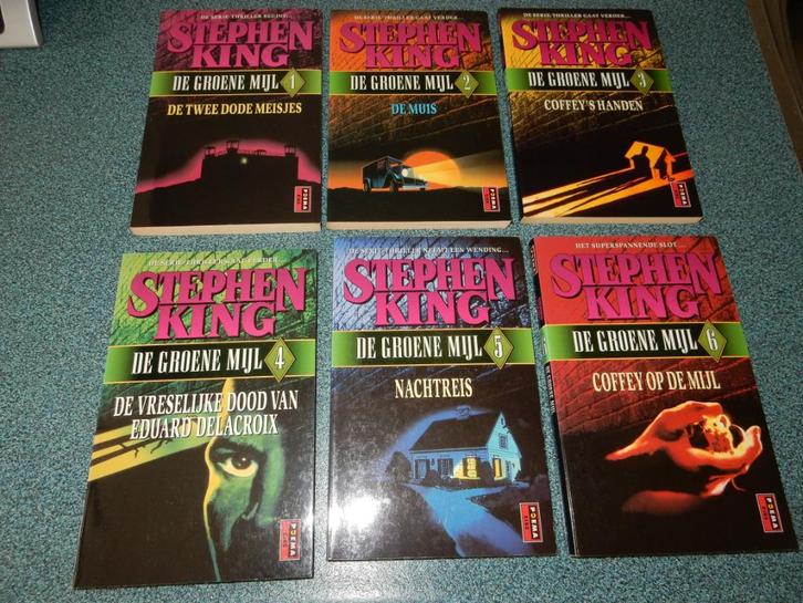 De groene mijl 1 t/m 6 - Stephen King, Boeken, Thrillers, Zo goed als nieuw, Ophalen of Verzenden