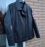 echt leren jasje van Ulla Popken 44, Kleding | Dames, Zwart, Maat 42/44 (L), Nieuw, Ulla Popken