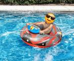 Opblaas botsauto met waterkanon en propeller., Kinderen en Baby's, Ophalen, Zo goed als nieuw