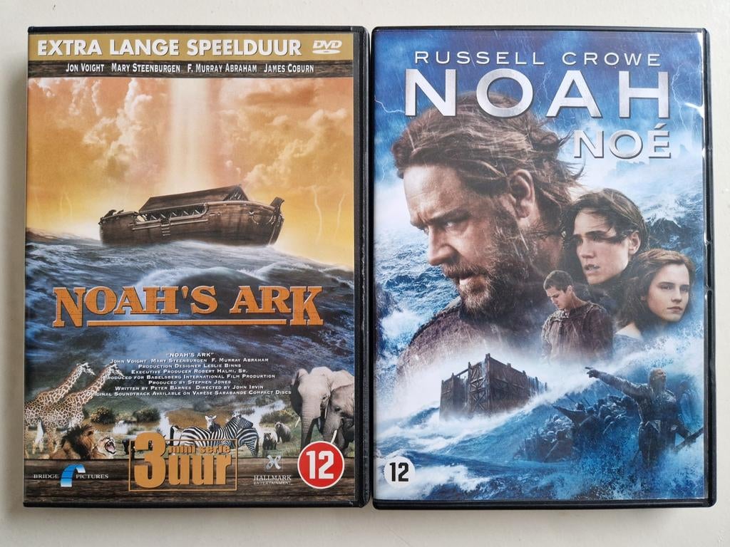 Noah's Ark (mini-serie) + NOAH (film) [DVD] 2 voor €2,-, Vanaf 12 jaar, Verzenden, Zo goed als nieuw