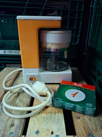 Philips HD 5113 Retro Koffiezetter + Filters beschikbaar voor biedingen