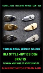 Titanium Neussteuntjes - Style-Optics, Ophalen of Verzenden, Nieuw, Overige onderwerpen, Style-Optics