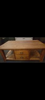 Hele mooie salontafel, Ophalen, 100 tot 150 cm, Teakhout, 50 tot 100 cm