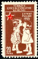 Turkije ZC-186-pf - Dwangtoeslag voor kinderhulp, Postzegels en Munten, Ophalen of Verzenden, Republiek Turkije, Overige landen