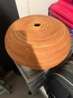 Hanglamp kap bamboe hout, Huis en Inrichting, Lampen | Hanglampen, Ophalen of Verzenden, Zo goed als nieuw, Hout, Minder dan 50 cm