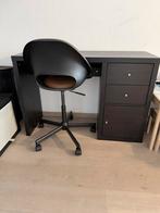 Kallax Bureau met Bureaustoel, Huis en Inrichting, Bureaus, Ophalen, Met wielen, Gebruikt, Bureau