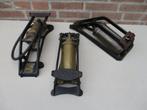 3 Antieke koperen bandenpompen., Antiek en Kunst, Ophalen of Verzenden
