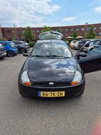 Ford Ka 1.3 I 44KW 2006 Zwart, Auto's, Ford, Voorwielaandrijving, 1299 cc, Stof, 4 cilinders
