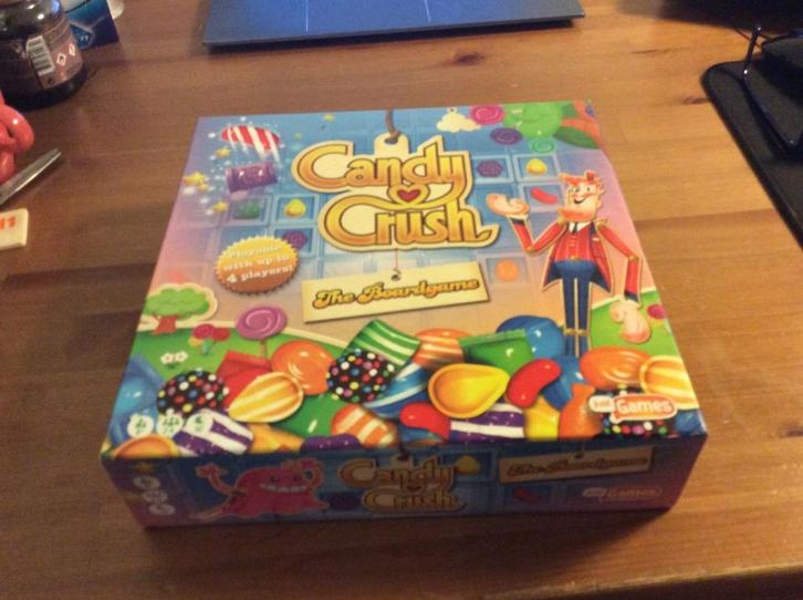 Candy Crush het bordspel. uitstekende staat, Hobby en Vrije tijd, Gezelschapsspellen | Bordspellen, Zo goed als nieuw, Een of twee spelers
