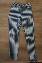 Gestreepte broek, Stradivarius, maat S, Blauw, Ophalen of Verzenden, Zo goed als nieuw, Maat 36 (S)
