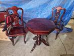 Mooie set koloniale stijl stoelen met tafel, Antiek en Kunst, Antiek | Meubels | Stoelen en Banken, Ophalen