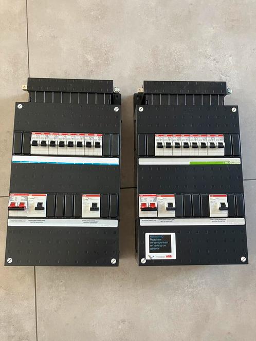 Abb 1 fase meterkast met 8 groepen, complete groepenkast, Doe-het-zelf en Verbouw, Elektra en Kabels, Overige typen, Ophalen of Verzenden