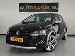 Volkswagen Polo 1.2 TSI Cross-Airco-Cruise-Navi-APK, Voorwielaandrijving, Euro 5, Gebruikt, Zwart
