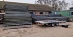 Gebruikte bouwhekken met voeten en klemmen., Ophalen, Gebruikt, IJzer