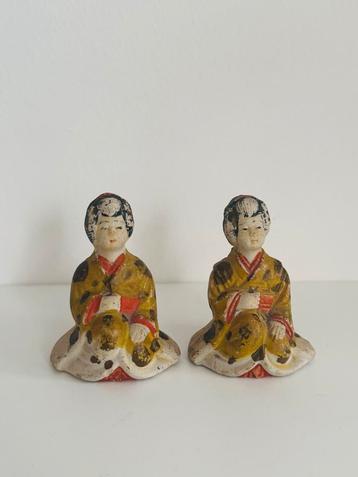 Antieke Ningyö Poppetjes beeldjes - Japan, Chinees beschikbaar voor biedingen