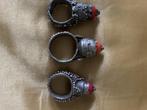 Antieke Jemenitische toren-ringen, €70 per sruk, Sieraden, Tassen en Uiterlijk, Ringen, Ophalen, 17 tot 18, Dame, Zilver