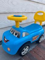 Loopauto Puck blauw geel, Ophalen, Gebruikt