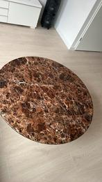 Marmer tafel, Huis en Inrichting, Stoffering | Tapijten en Kleden, Ophalen of Verzenden, Zo goed als nieuw, Rond, 100 tot 150 cm
