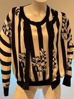 Cavallaro blouse met vlinders maat 36, ., Zwart, Ophalen of Verzenden, Zo goed als nieuw