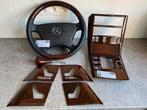 Mercedes R129 middenconsole HOUT asbak wortelhout 500SL R107, Ophalen of Verzenden, Gereviseerd, Mercedes-Benz