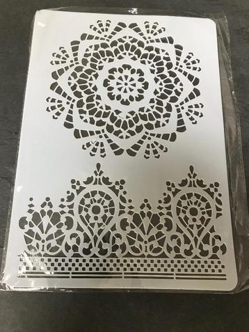 Oosterse mandala sjabloon stencil  beschikbaar voor biedingen