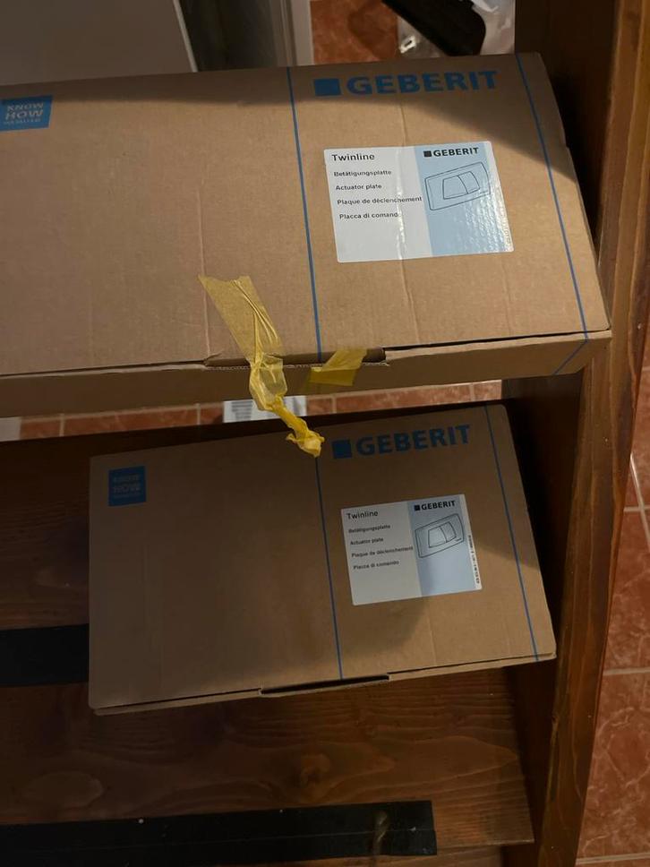 Geberit Twinline Drukplaat - Nieuw in doos!, Doe-het-zelf en Verbouw, Sanitair, Nieuw, Toilet, Ophalen of Verzenden