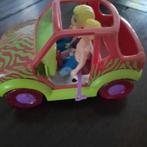 Polly pocket auto met mini barbie, Ophalen of Verzenden, Zo goed als nieuw, Barbie