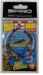 SPRO | 2 hooks | 110 cm  seabass & flatfish rig | 4746- 472, Nieuw, Overige typen, Ophalen of Verzenden