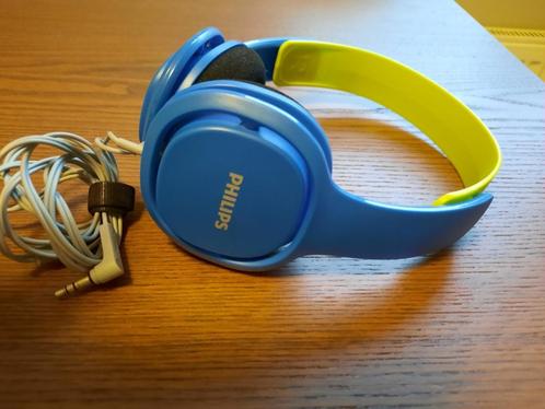 Philips SHK2000BL kids Blauw/groen, Audio, Tv en Foto, Koptelefoons, Gebruikt, Op oor (supra aural), Philips, Ophalen of Verzenden