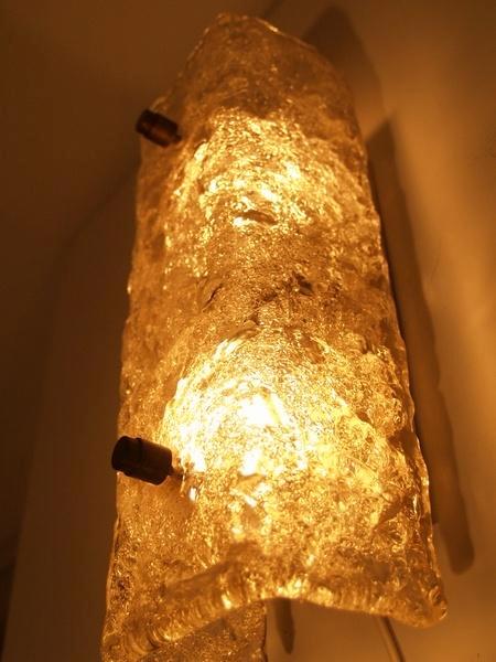 Philips jaren 50 60 lamp mid century design muur / wandlamp, Huis en Inrichting, Lampen | Wandlampen, Gebruikt, Glas, Ophalen of Verzenden