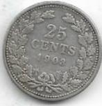 25  cent  1903   Nederland. km. 120.2, Verzenden, Zilver, 25 cent, Koningin Wilhelmina