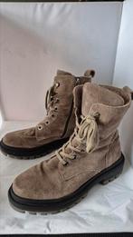Hush Puppies mooie staat leer suede laarzen mt 39 taupe, Overige kleuren, Lage of Enkellaarzen, Ophalen of Verzenden, Zo goed als nieuw
